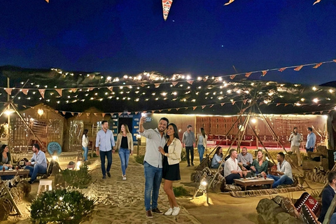 From Cairo: Desert night, Bedouin dinner, coffee & show