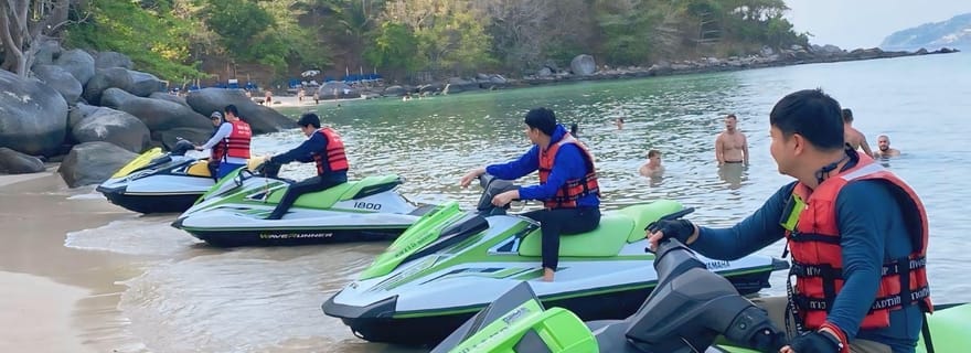 Phuket : excursion en jet ski à Patong Beach avec 9 points d'enregistrement