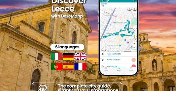 Lecce: Guided Tour with Your Mobile Phone