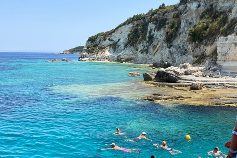 Parga: Iconic Paxos, Antipaxos & Blue Caves Cruise with Swim