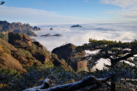 De Xangai: Tour particular de 3 dias pelo Monte Huangshan e estadia no pico