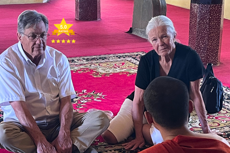 Siem Reap: Monk Blessing Ceremony and Meditation Class