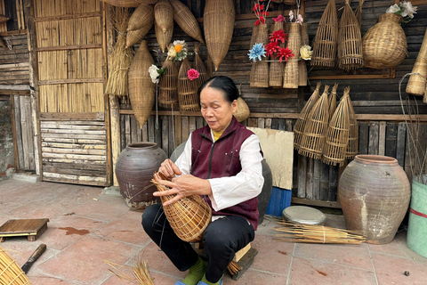 Hanoi: Day Trip to Bamboo Fish Trap & Soy Sauce Villages Full-Day Private Tour from 2 people up