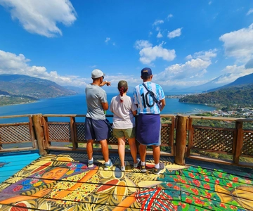 Panajachel: Dorpjes aan het Atitlan meer & zwemmen in natuurreservaat