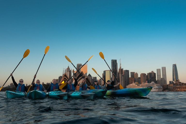 جولة قوارب الكاياك عند شروق الشمس في ميناء سيدني