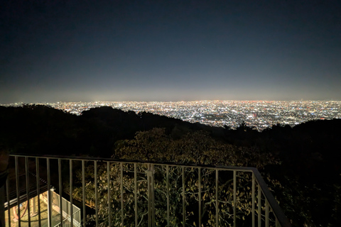 Osaka : visite nocturne du mont Ikoma avec la ligne d'horizon