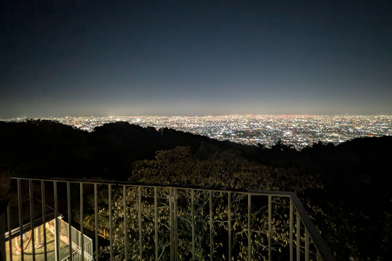 Osaka : visite nocturne du mont Ikoma avec la ligne d'horizon