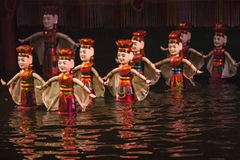 Hanoi: Water Puppet Show Ticket voorrangsticketV.I.P ticket ( rij van 1-5 )