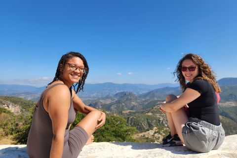 Hierve el Agua and Teotitlán Day Sightseeing Tour by Local Guides Zapotec Roots