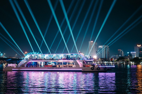 Da Nang: Crociera Poseidon con cena e spettacolo del ponte del dragoIngresso combinato e bevande (senza cibo)