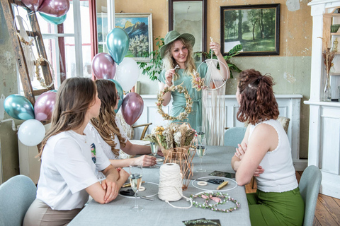 Workshop in Leipzig - Dream Catcher with Dried Flowers / Dried Flower Loop Workshop in Leipzig - Dreamcatcher with Dried Flowers / Dried Flower Loop