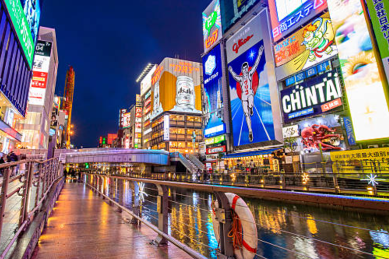 大阪：道顿堀夜间活动和全景之旅大阪：道顿堀夜间活动和全景游