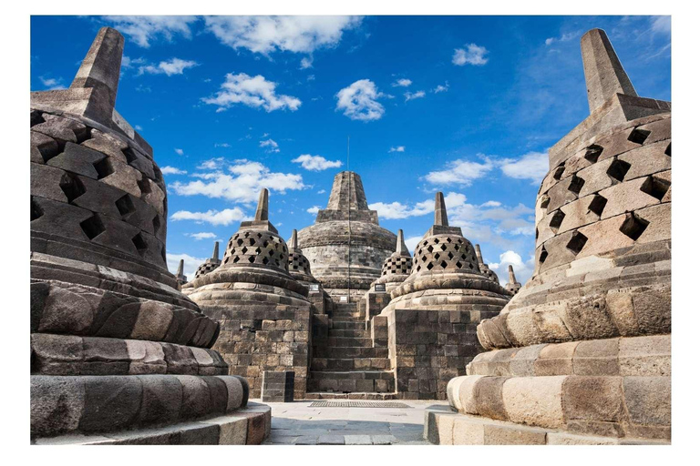 Tour particular pela fabricação de batik e pela vila de Borobudur