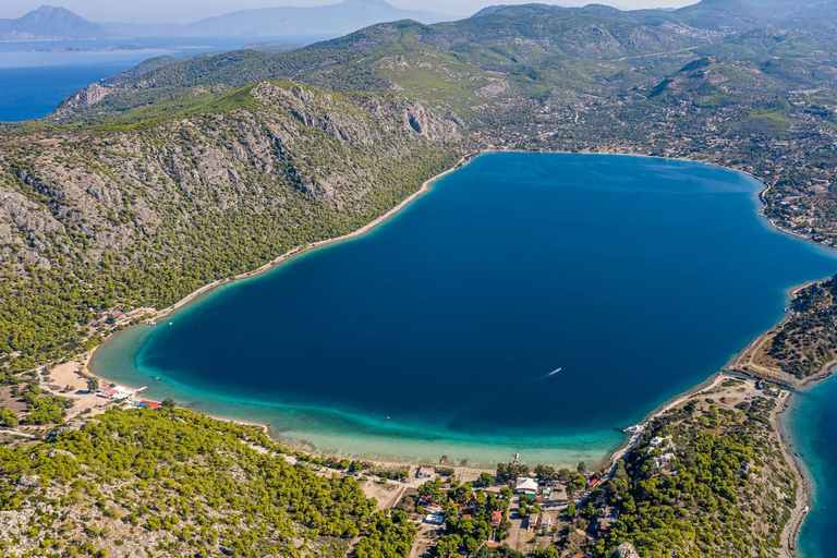 From Athens: Loutraki, Vouliagmeni Lake & Beach Swim Day