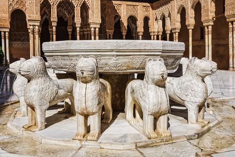 Granada: Alhambra &amp; Nasrid Palaces Tour with TicketsTour in English for 10 People