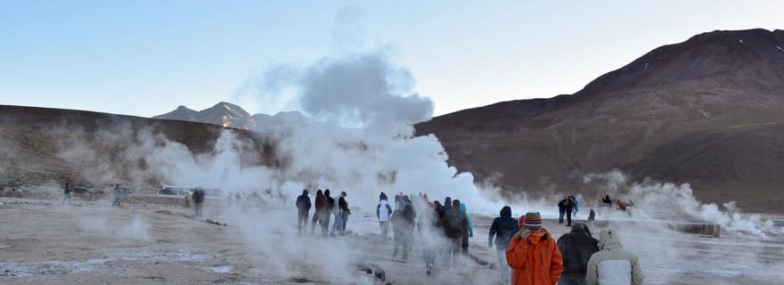 Visite des geysers du Tatio : San Pedro de Atacama