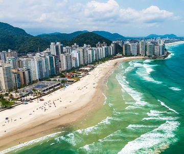 Experiência de um dia inteiro em Santos e Guarujá saindo de São Paulo