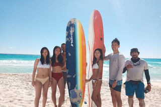 Surf Lessons in Cancún