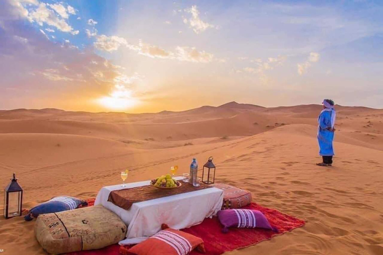 Agadir: Sunset Sandboarding Adventure, Canyon Tour & Dinner