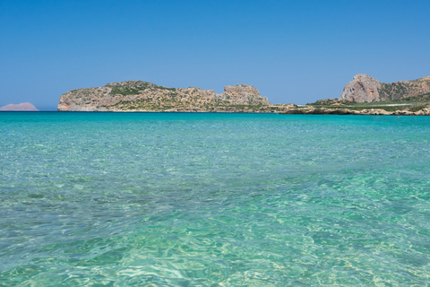 From Chania: Falassarna Beach Sunset Tour, with Free Sunbeds