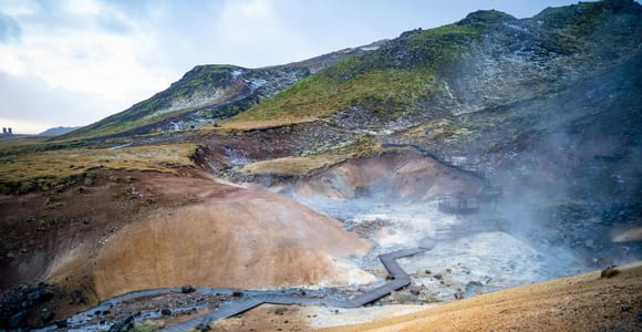 Reykjanes Peninsula and Bridge Between the Continents