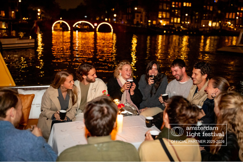 Amsterdam: crociera German Light Festival + bevande illimitateAmsterdam: crociera al Festival delle Luci tedesco + bevande a volontà