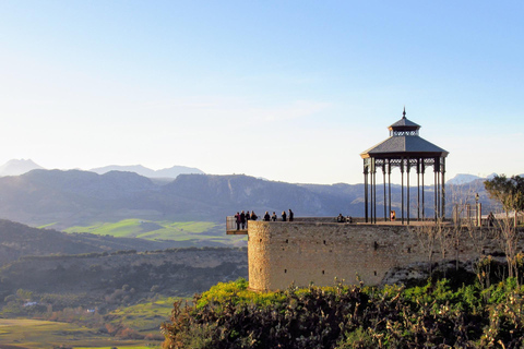 Desde Málaga: Ronda y Setenil de la Bodegas Excursión de un día en autocar