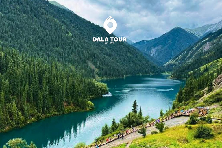 From Almaty: 2-Day Lakes and Canyons Guided Tour with Meals