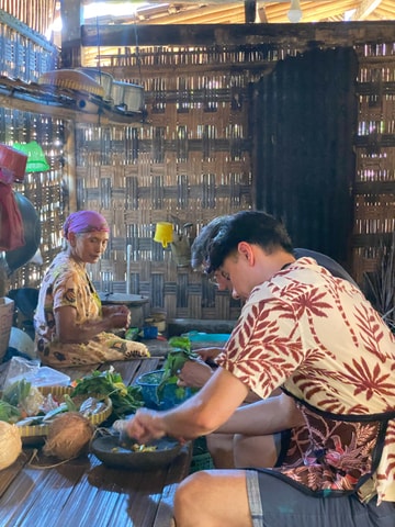 Yogyakarta: Borobudur Village Cycling Tour+Eco Cooking Class