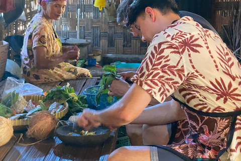 Yogyakarta: Borobudur Village Cycling Tour+Eco Cooking Class