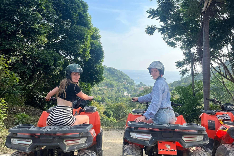 Desde Phuket: Rutas panorámicas en quad con vistas a Karon y Patong1,5 horas en coche