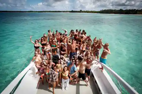 Punta Cana: All Inclusive Party Boat with Music & Snorkeling