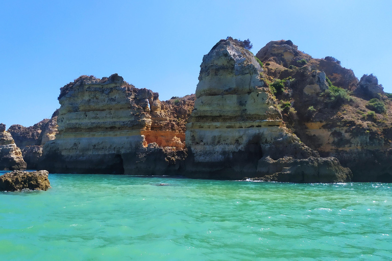 Lagos: Boat Trip to Grottos of Ponta da Piedade/caves Boat Trip to Grottos in Lagos up to 11 pax