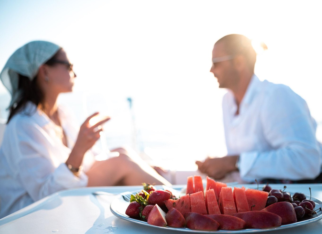 Heraklion: Dia Island Sunset Boat Tour med middag