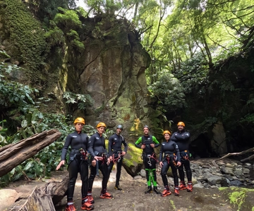 Azoren Salto do Cabrito Canyoning-doop