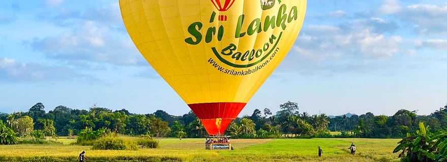 Sri Lanka : Vol en montgolfière