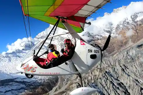 Da Pokhara: volo ultraleggero sull'Himalaya