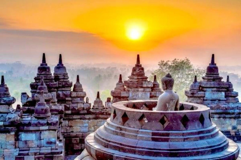 From Bali : One Day Borobudur & Prambanan Tour with Flight