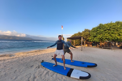 Zonnige surfschool Gili-eilanden