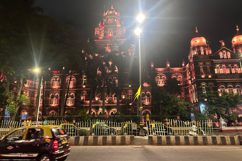 Escapadela nocturna a pé a sul de Mumbai