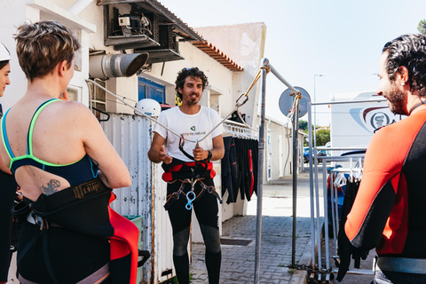 Lisbon: Sesimbra/Arrábida Natural Park Coasteering Adventure Meeting Point in Sesimbra