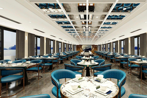 Leona 5 stars cruise explores Ha Long Bay extremely safely Leona 5 stars cruise explores Ha Long Bay:Pick up from Hanoi