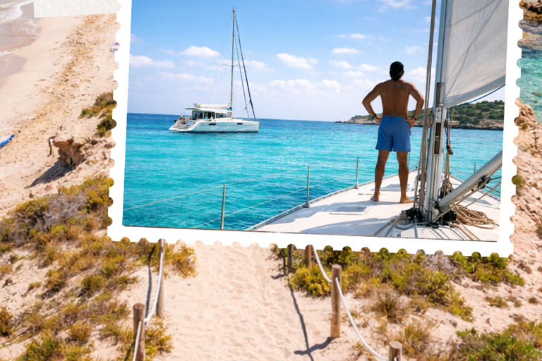 Catamaran cruise around Ibiza with Mojito Charter