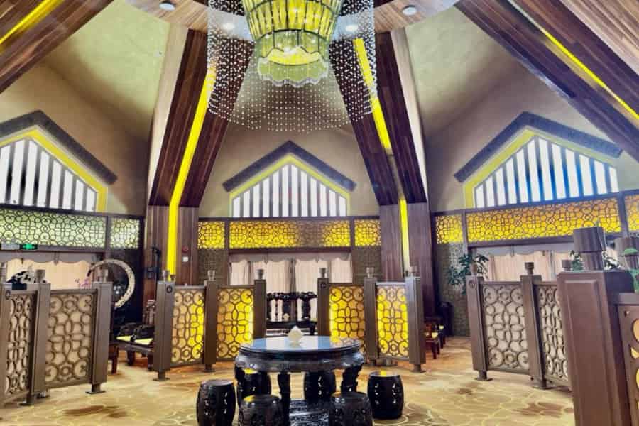 SYX Internationaler Flughafen Sanya Phoenix: Zugang zur Lounge. Foto: GetYourGuide SYX Internationaler Flughafen Sanya Phoenix: Zugang zur Lounge. Foto: GetYourGuide
