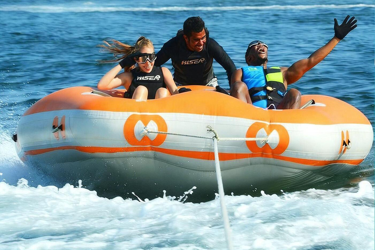 Ibiza: Fun Private Boat with Donut Ride & Snorkeling