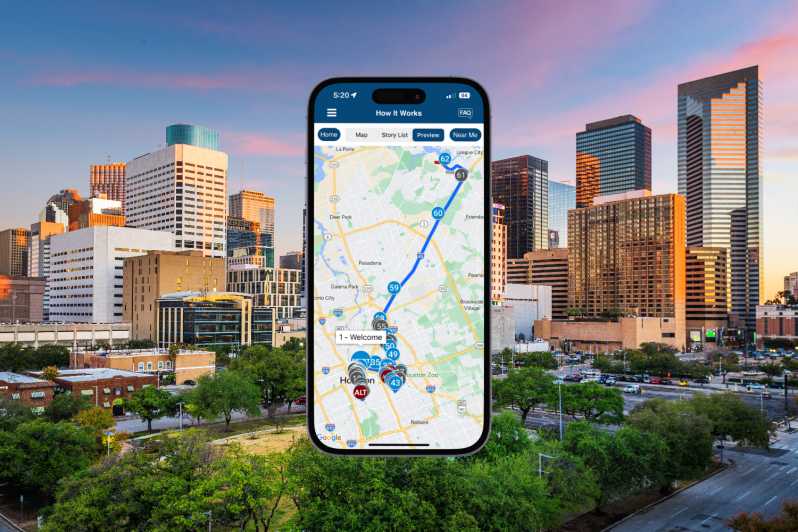 Houston: Sightseeing Self-Guided Driving Audio Tour