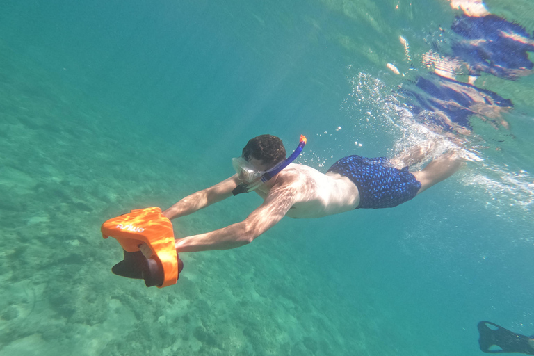 Paphos: Observação de tartarugas com snorkel Passeio de scooter marítimo