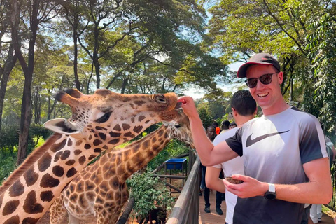 Nairobi: Nationalpark, giraffcenter och souvenirrundtur