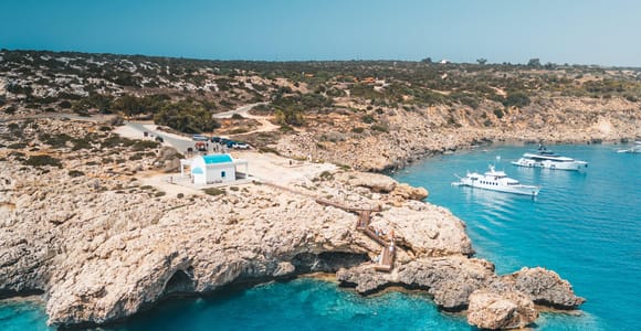 Protaras: Blue Lagoon & Turtle Bay Cruise, Up to 30 Guests