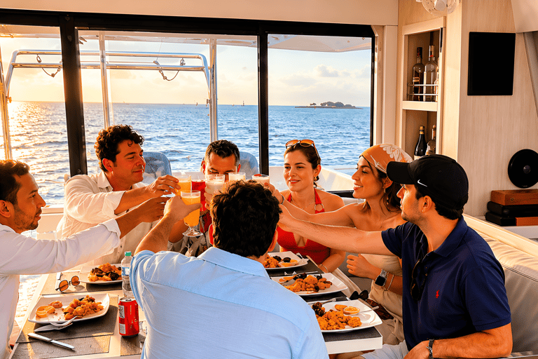 Cartagena: Private Luxury Catamaran Charter by Duration Barú Island Premium Escape • 6H